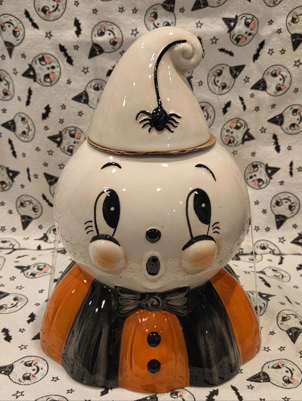 Johanna Parker Halloween Gus Ghost Kooky Spooky Figural Cookie Jar 2026  - NEW!